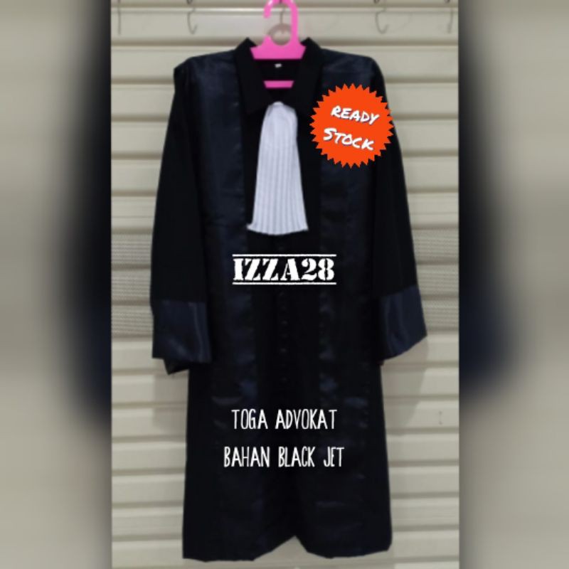 baju toga advokat atau pengacara bahan blackjet
