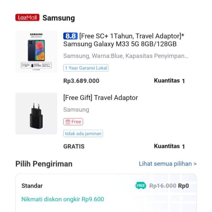 Samsung Super Fast Charging 25W PD Adapter USB-C