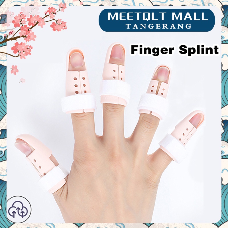 Pelindung Jari Cedera Patah Belat Jari Finger Fixing Splint Pelurus Jari Trigger Korektor Brace Jari