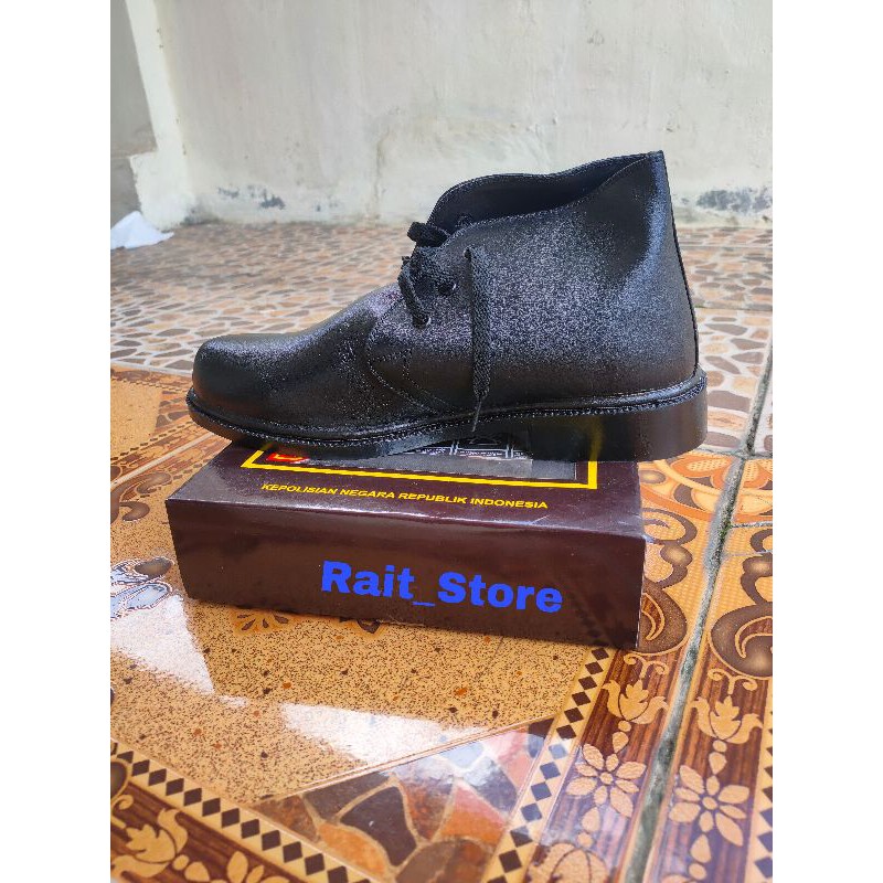 AR Exclusive Original Sepatu PDH Tali Hitam Dove 100% Kulit Asli TNI POLRI Satpam Security Paskibra