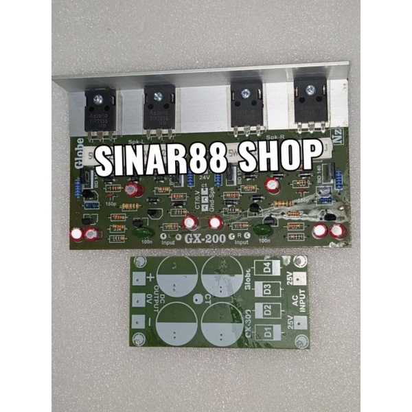 KIT POWER AMPLI AMPLIFIER GX200 GX 200 200WATT 200 W ( SX200 SX 200 )