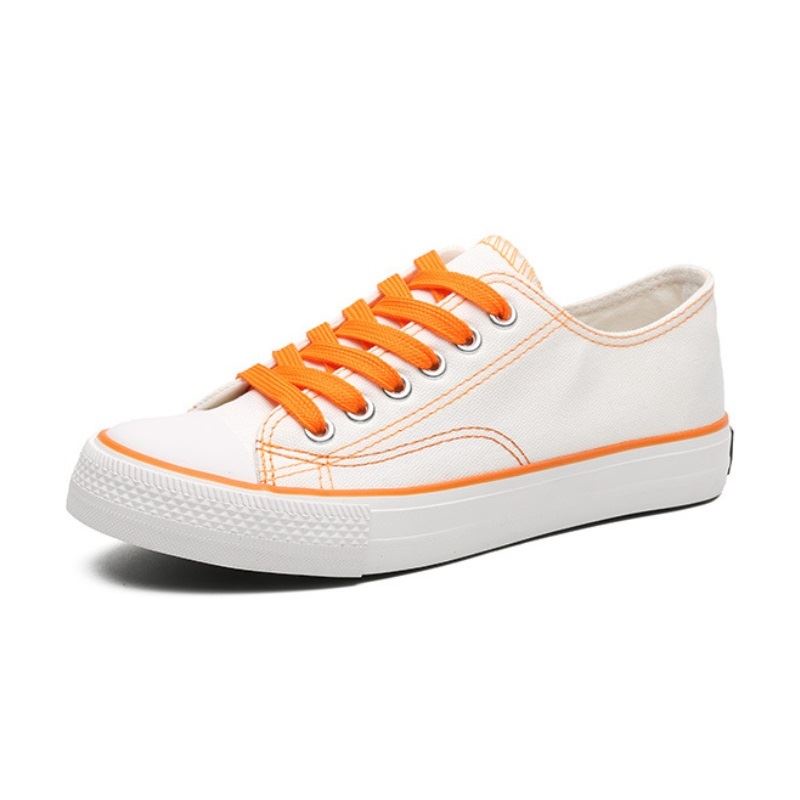 BJS7102 - ORANGE/PINK/PURPLE - Sepatu Sneakers Jalan Import Wanita Terbaru SEPATU WANITA SNEAKERS TALI FLAT FASHION IMPORT TERMURAH TERLARIS TERBARU BAGSTORE JAKARTA JSS7102