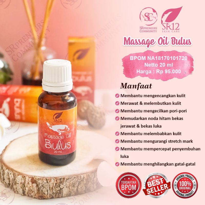 Minyak Bulus /Minyak Bulus SR12/ Messagae Oil Bulus / Minyak Bulus Kaya Manfaat