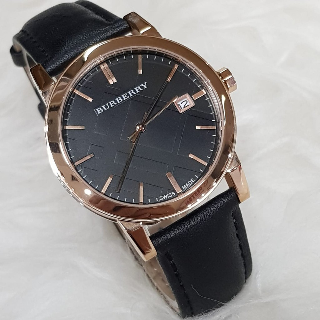 Jam Tangan Pria/Wanita Unisex Burberry Super