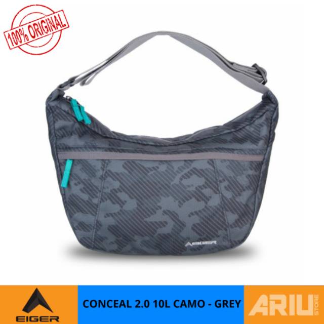 TAS SLEMPANG CONCEAL 2.0 10L CAMO ORIGINAL SHOULDER BAG - GREY