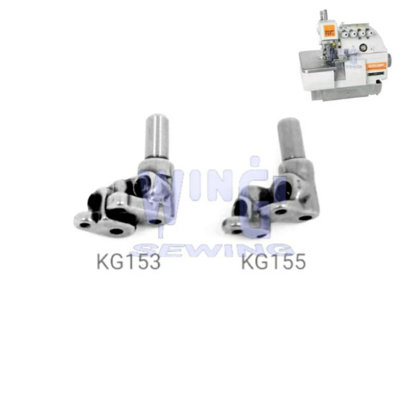 SIRUBA YAMATA TYPICAL Kepala Jarum Mesin Jahit Obras Industri