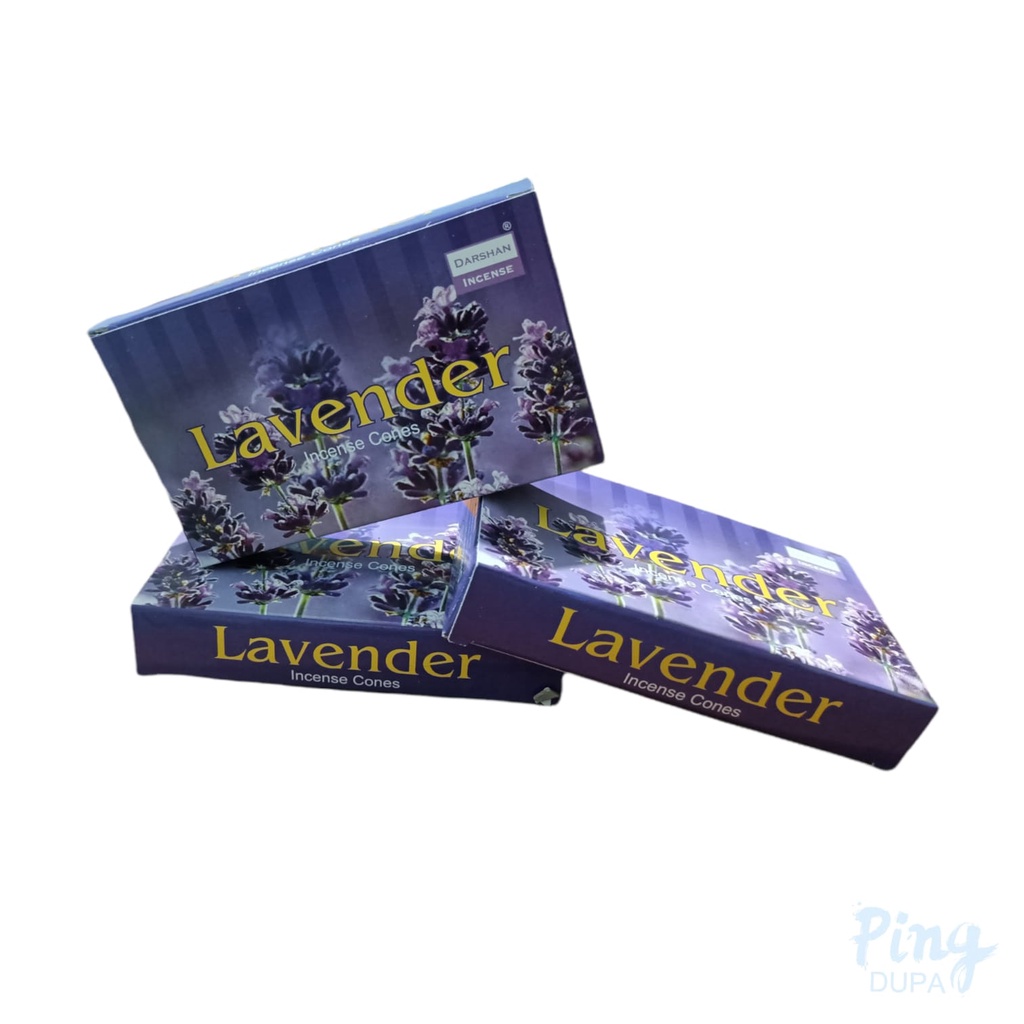 Dupa Tumpeng Lavender Cone Isi 10 Pcs By Darshan India