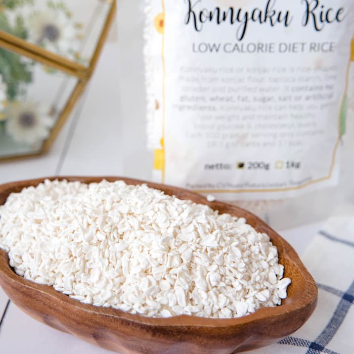 

Shirataki Rice Low Carb - Beras Konnyaku - Beras Diet Konyaku 200g Terbatas