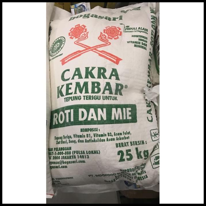 

Tepung Terigu Cakra Kembar 25Kg - Gosend Only!