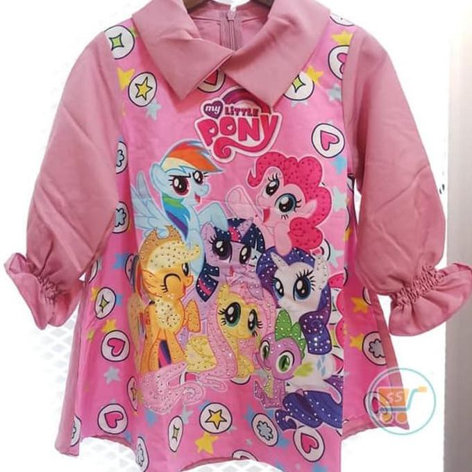 Toko Pakaian Anak BAJU LITTLE PONY STAR TANGAN PANJANG ATASAN ANAK CEWE TEE KIDS GIRL Termurah dan
