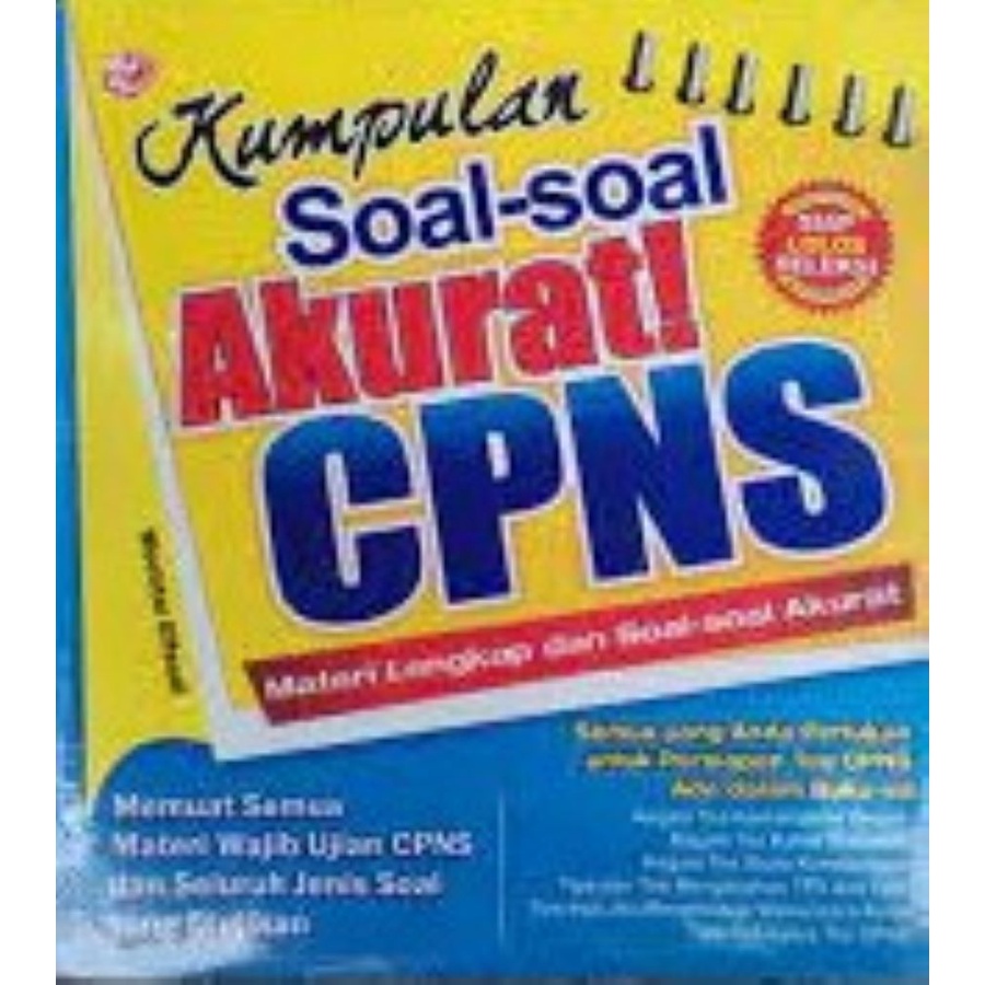 Buku Kumpulan Soal-Soal Akurat CPNS