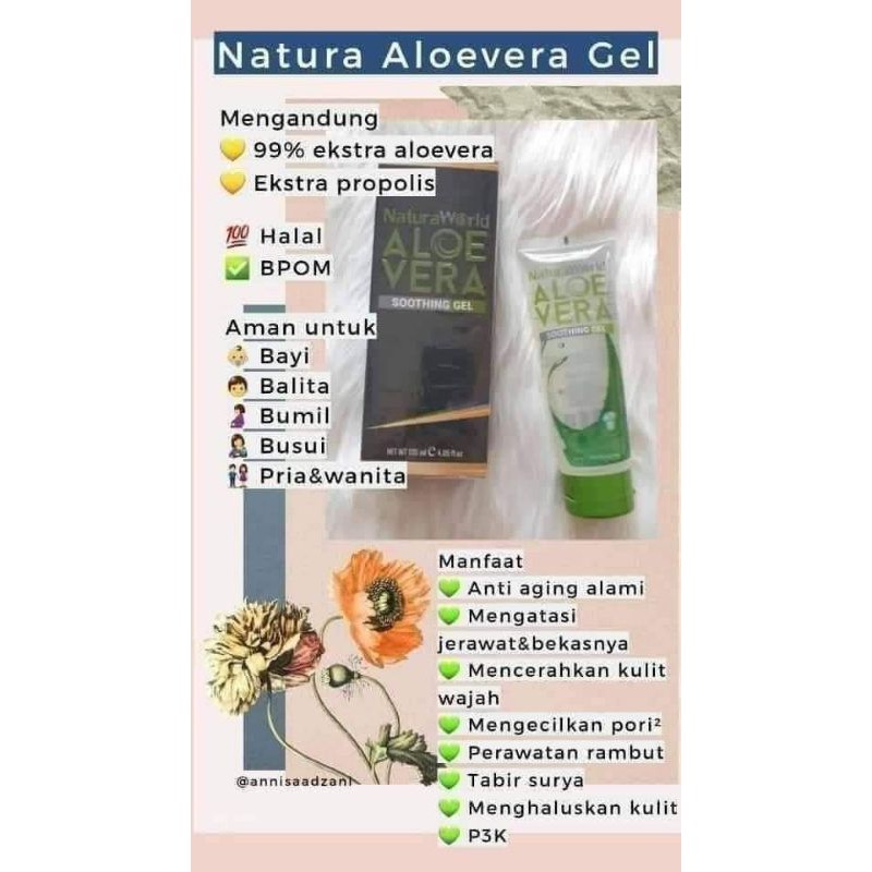 NATURA ALOE VERA GEL ORIGINAL