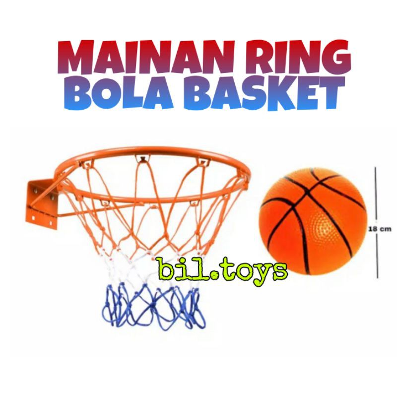 MAINAN ANAK RING BOLA BASKET JALA MAINAN OUTDOR RING BASKET MURAH