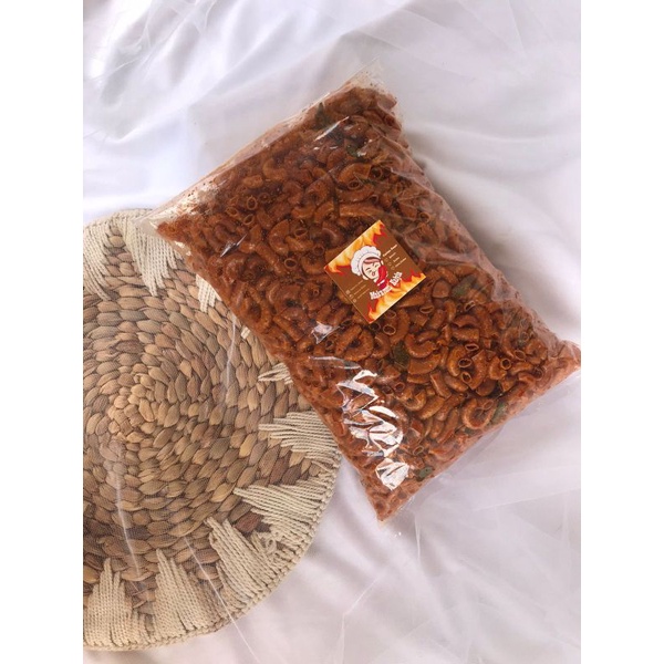 

Makaroni Kalyla 500 gram/ Makaroni Bantet/ Makanan Ringan