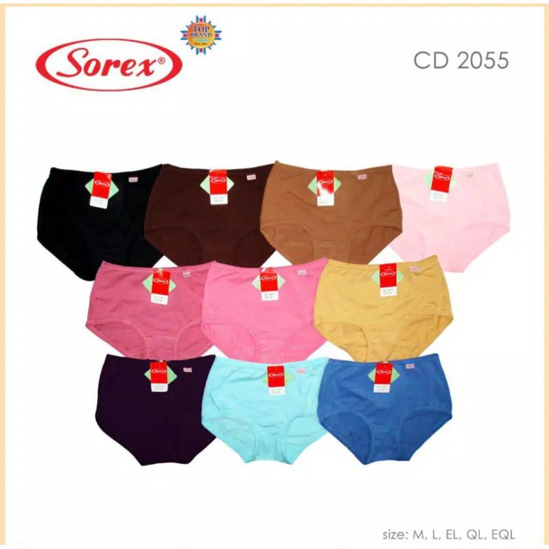 Sorex  celana dalam wanita 2055 basic maxi panty  katun(M,L,XL,XXL,XXXL)