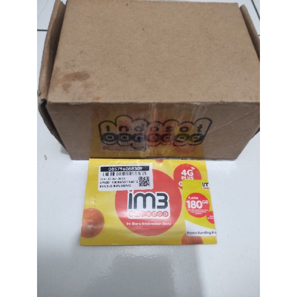 PERDANA KARTU INDOSAT IM3 1BOX = 100pcs COVER BUNDLING EXP PANJANG SEGEL