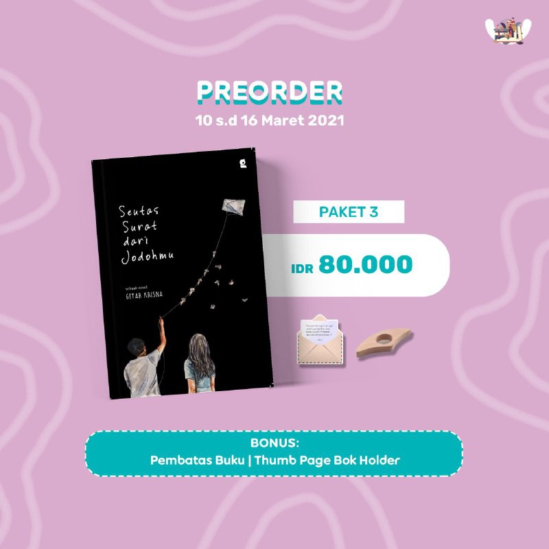 Novel Seutas Surat dari Jodohmu karya Getar Krisna-1