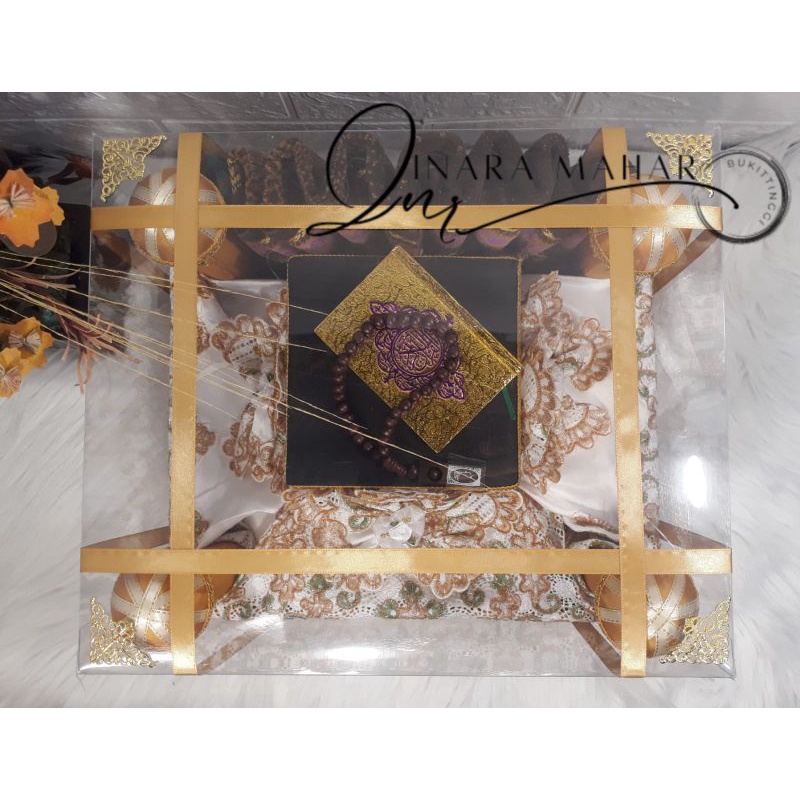 Mahar Kakbah Mini Charm Emas