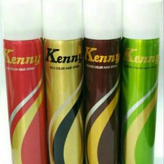  Cat  Rambut  Semprot Kenny Hair Spray Khusus Warna Hijau 