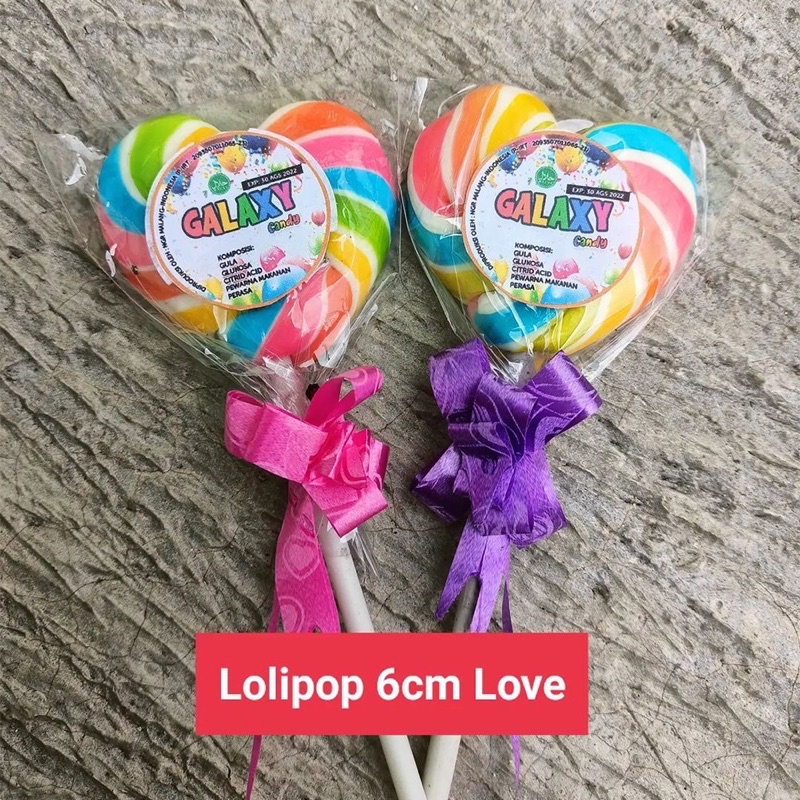 

(Ecer ) Permen Lolipop Love 6 cm/ Lollypop Candy / Permen Lolipop / Lolypop / Lollipop / Lolly / Loli