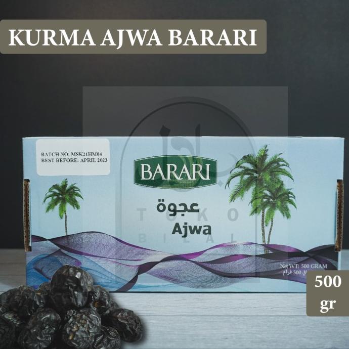 

$$$$] Kurma Ajwa Barari 500Gram - 1Kg FRESH