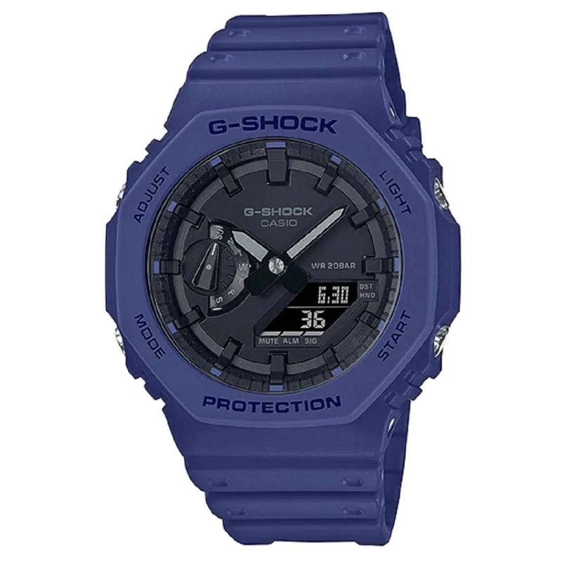 JAM TANGAN PRIA G-SHOCK GA-2100-2AD GA 2100 2AD 2100 GA2100 PURPLE BLACK