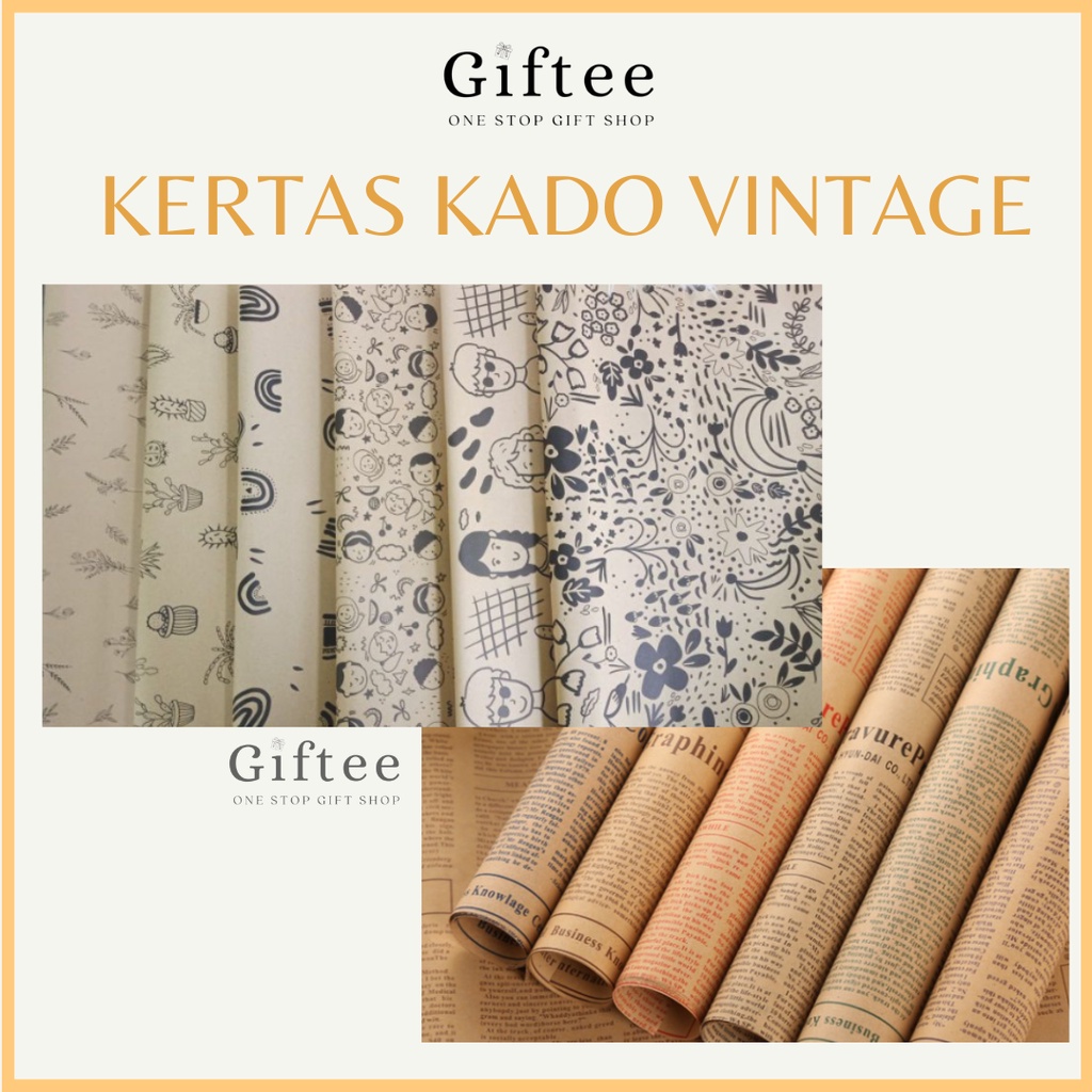 

KERTAS KADO VINTAGE AESTHETIC MOTIF PEMBUNGKUS BUNGKUS SAMSON COKLAT COKELAT KRAFT CRAFT GIFT BOX KOTAK HAMPERS PARCEL KADO HADIAH WRAP WRAPPING PAPER MAGAZINE KORAN MURAH SOUVENIR KERTAS KADO VALENTINE BY GIFTEE ID