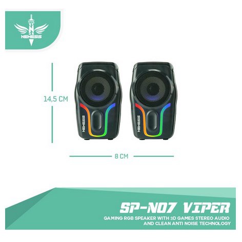 Speaker gaming NYK SPN07 / NYK Viper SP-N07 / NYK Viper SPN07 RGB