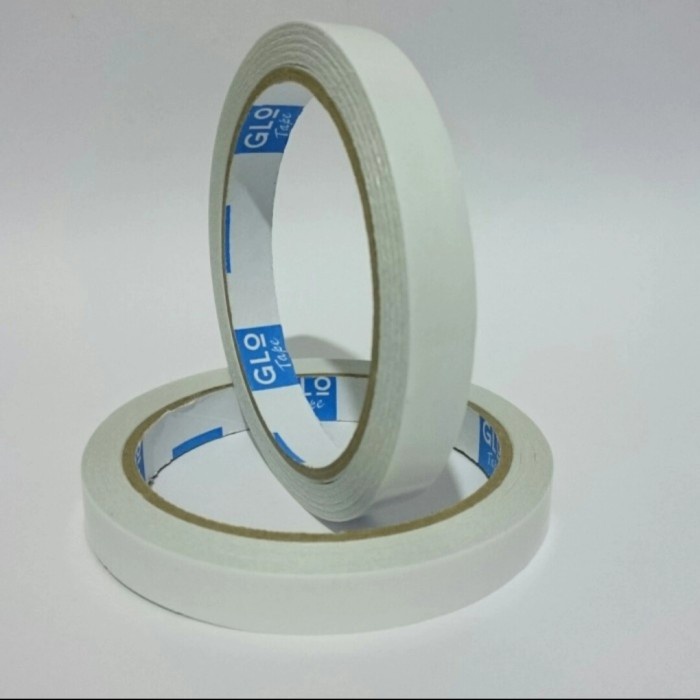 

Double Sided / Double tape / Perekat 2 Sisi / GLO Tape 12 mm x 15 yard
