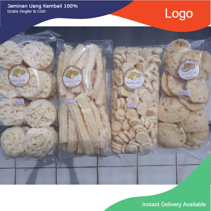 

Kerupuk - Krupuk Kentang / Kedelai Palembang Vegan & Vegetarian