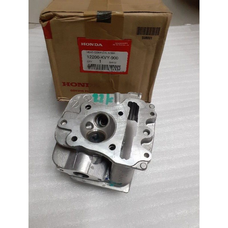 HEAD COMP CYLINDER SILINDER HEAD KEPALA SILINDER BEAT KARBU 12200KVY900