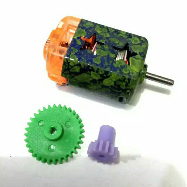 Dinamo setan merah + gir dynamo tamiya