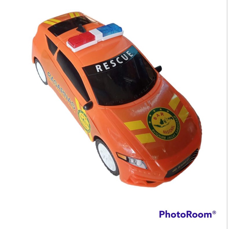 mainan mobil polisi basarnas rescue