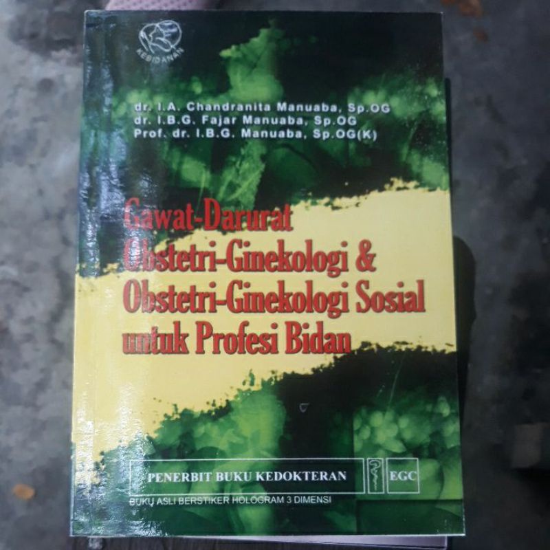 Jual Buku Gawat Darurat Obtetri - Ginekologi Dan Obstetri -ginekologi ...