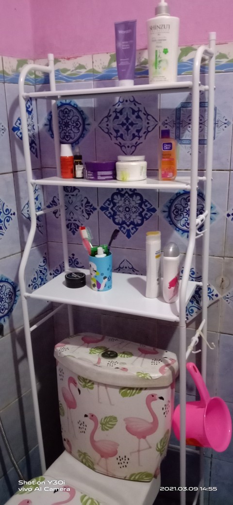 Rak Toilet Organizer Wc Kamar Mandi 165 X 50 X 26