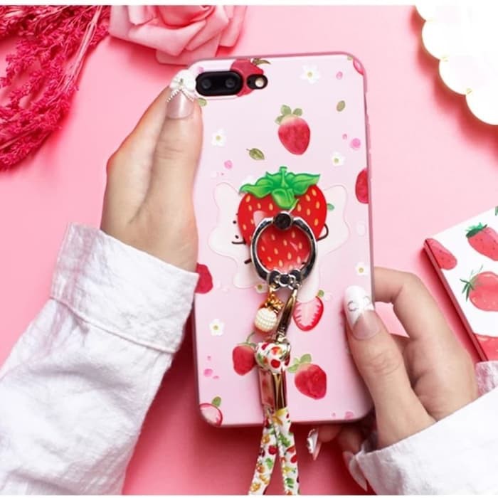Softcase TPU Summer Fruit Ring Case Cover Casing Samsung J7 Pro 2017