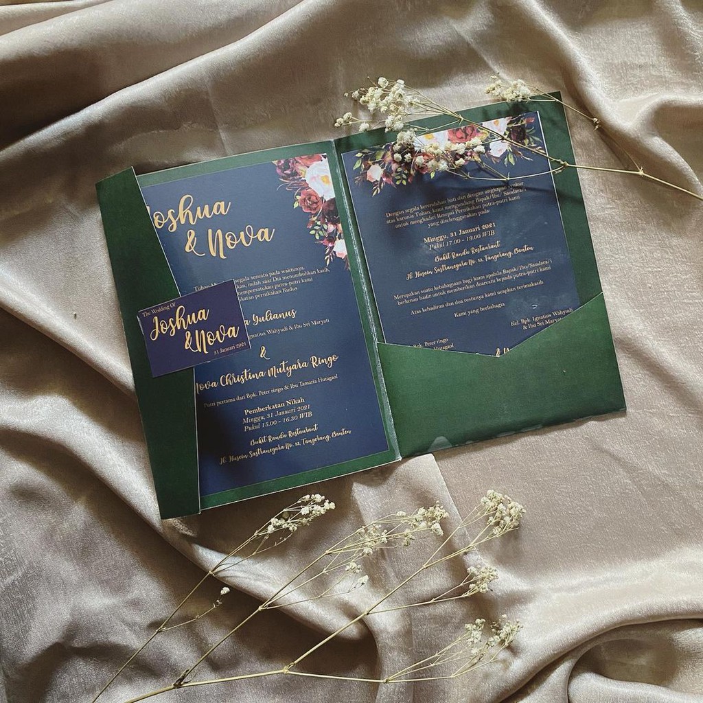 

undangan softcover BAE 002 (minimal order 6 pcs, harga grosir >10pcs)