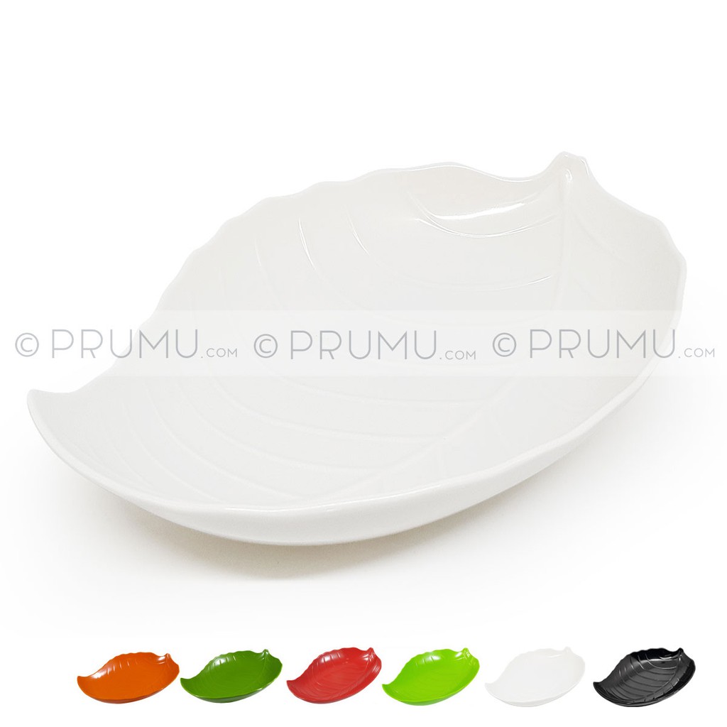 Piring Melamin Daun 10 inch - Mangkok Melamine Daun - Piring Saji - Piring Daun - Mangkok Daun - M 6910