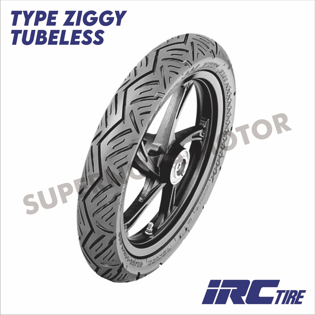 BAN LUAR IRC 80/90-14 90/90-14 BAN MOTOR IRC TYPE ZIGGY TUBELESS