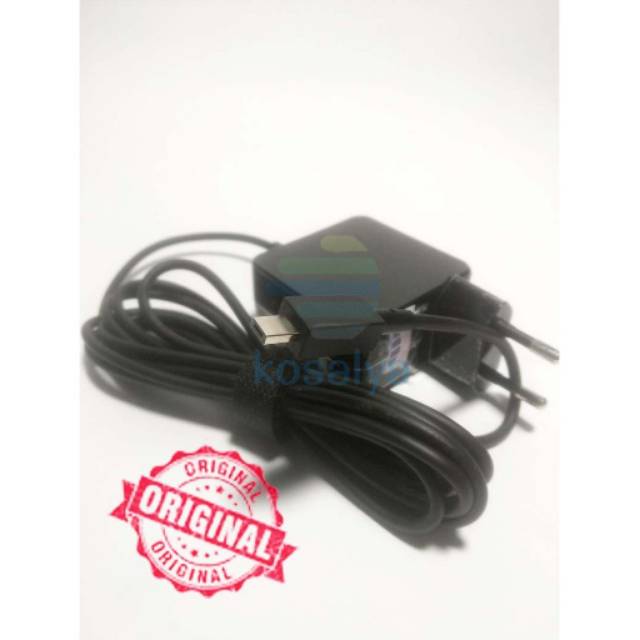 ORIGINAL Charger Adaptor Asus EeeBook 19V 1.75A Konektor USB Untuk Charger ASUS E202 E203 E205 X205