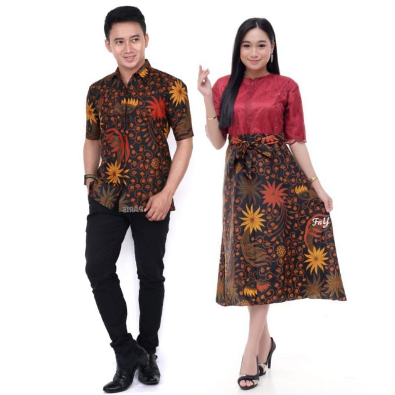 COUPLE BROKAT  COUPLE DRESS BATIK BROKAT