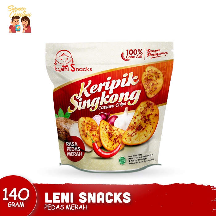 

Leni Snacks - Keripik Singkong rasa Pedas Merah