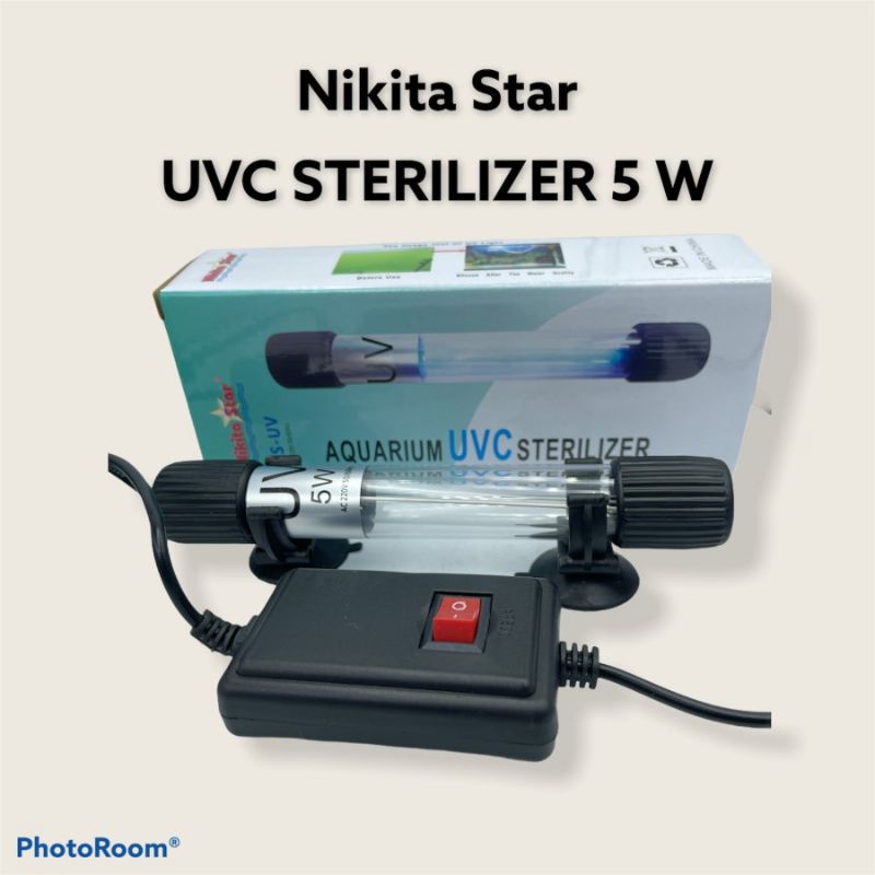 lampu uv aquarium 5 Watt Nikita star uv 5watt sterilizer