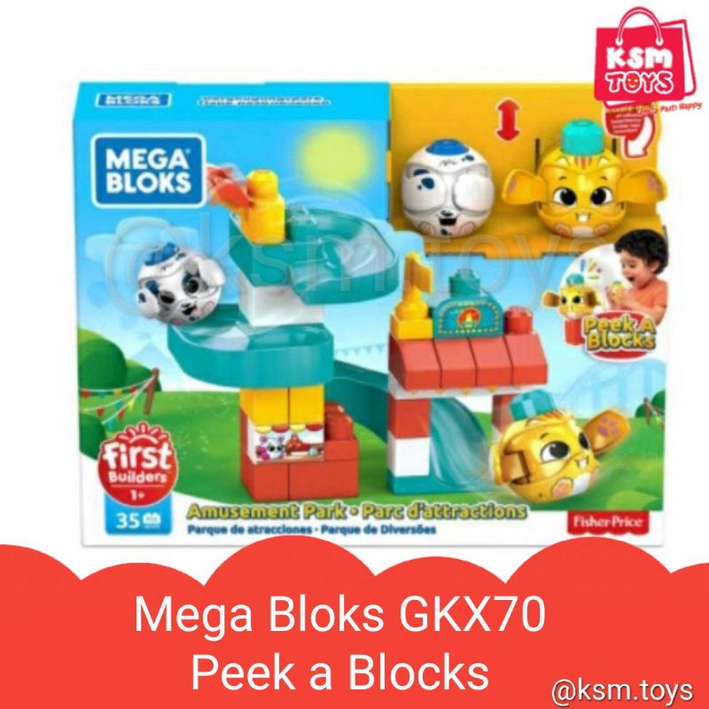 Mega Bloks Peek a Blocks playhouse GKX70