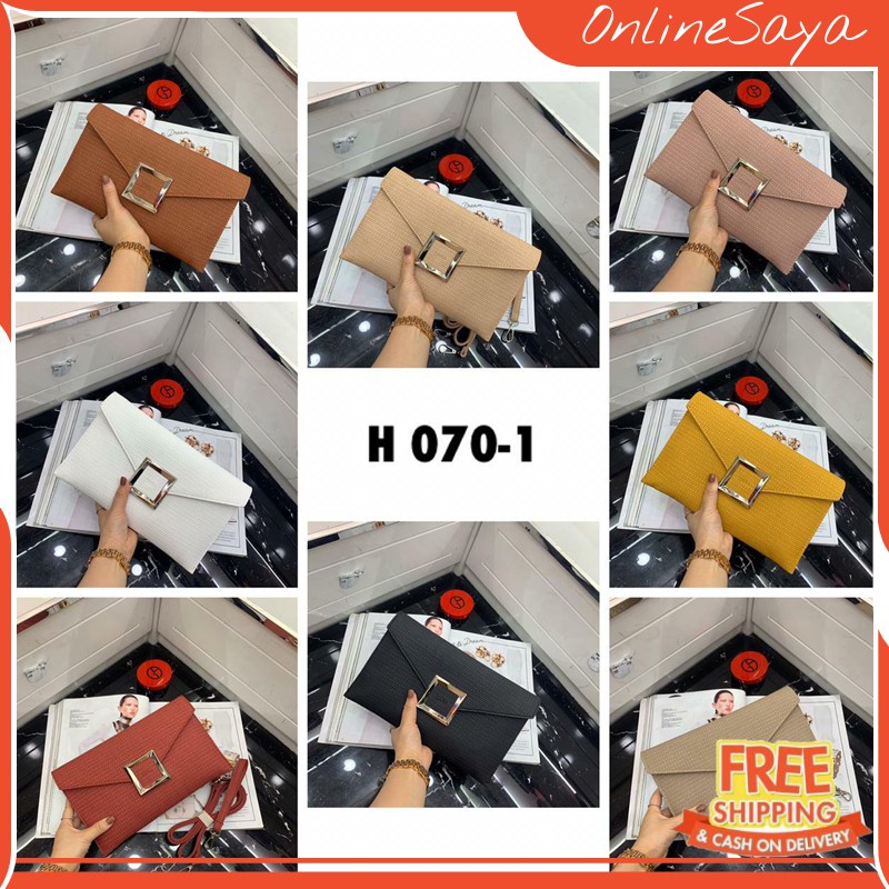 OS - Clutch Pesta Import - Dompet WANITA Murah - Tas Slempang - Clutch Fashion H 070-1# 3 ruang