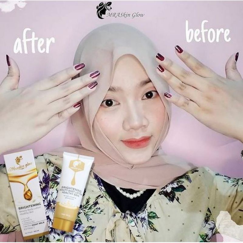 HB PEMUTIH BRIGHTENING BEAUTY BODY LOTION HEALTHY SKIN MRASKIN