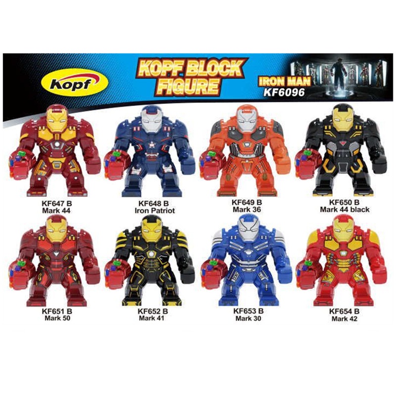 Mainan Action Figure Iron Man Avengers Bahan ABS Untuk Hadiah Anak Laki-Laki