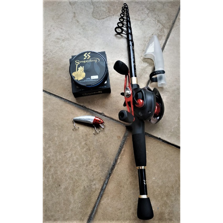 Set BC Reelsking 240cm Satu Set Bait Casting