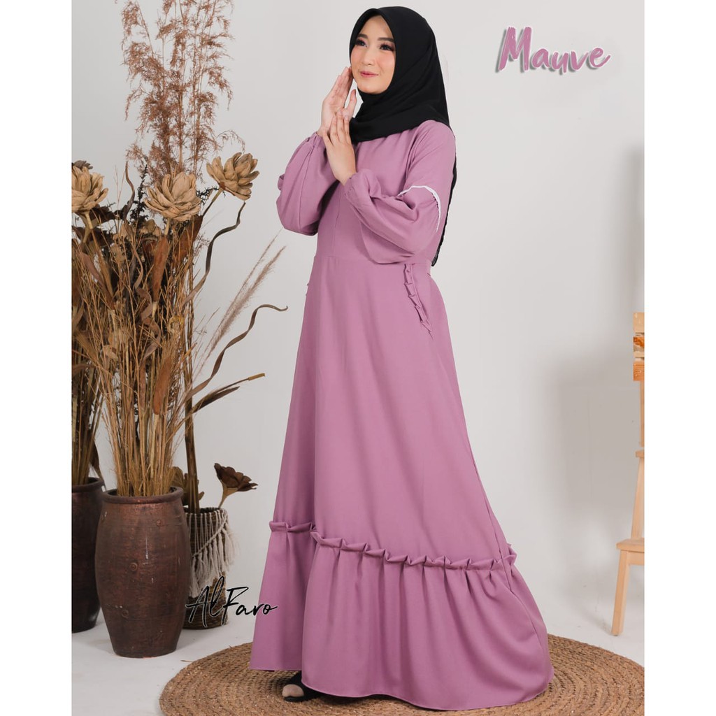 GAMIS ONE SET TEHANA SETELAN HIJAB KHIMAR INSTAN BUSUI BUMIL DRESS MOSCREPE PREMIUM NARA