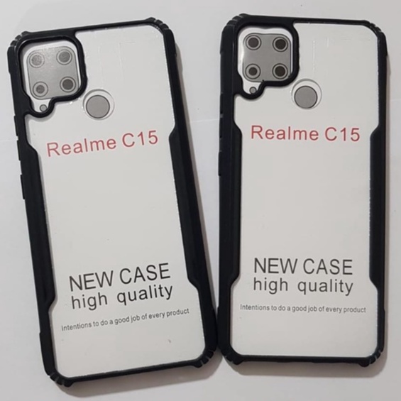 CASE FUSION ARMOR SHOCKPROOF REALME C15 SOFTCASE - FA